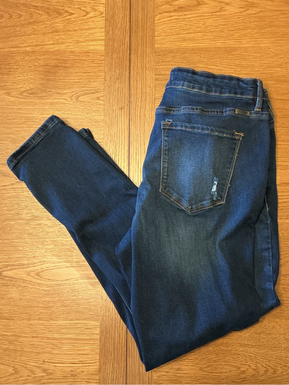 KanCan Dark Blue High-Rise Skinny Jeans
